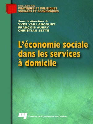 cover image of L' économie sociale dans les services à domicile